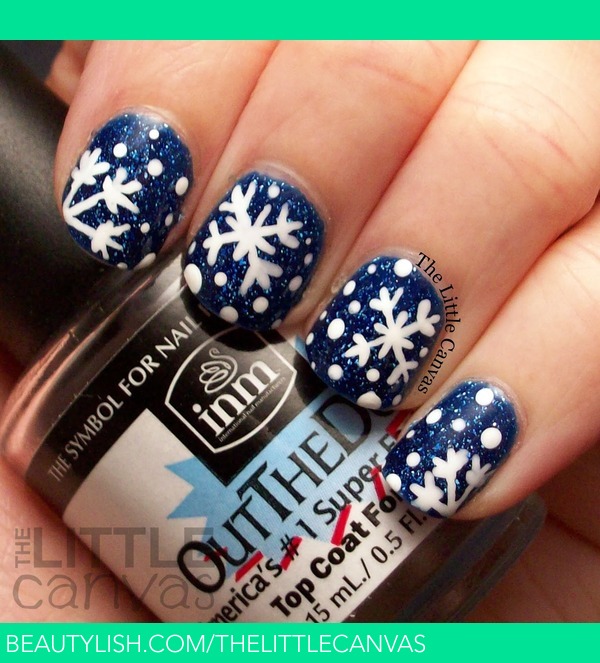 Snowflake Nail Art | The Little Canvas A.'s (thelittlecanvas) Photo ...