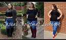 PLUS SIZE HOLIDAY LOOKBOOK 2018 | 5 AFFORDABLE CHRISTMAS CASUAL OUTFITS