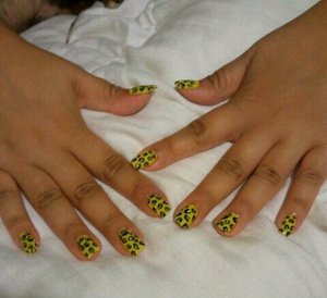 Yellow and Gold Leopard