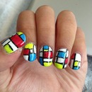Mondrian Nails