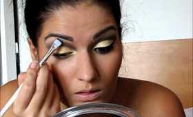 Gold + black eye make-up tutorial (ILBaW)