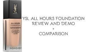Yves Saint Laurent All Hours Full Coverage Matte Foundation Review/Demo