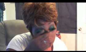 St.patty day look Green sparkle♥☺