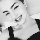 black and white smile