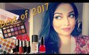 best of 2017 Part 2: Eyeshadow palettes, nail polish, Liquid highlighter, Liquid lipstick
