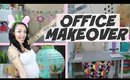 Office Makeover - Dollar Store Organization