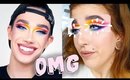 I TRIED FOLLOWING A JAMES CHARLES MAKEUP TUTORIAL
