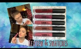 LA Colors Liquid Long-lasting Matte Lipstick: Swatches & Review | March 20, 2018