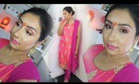 Chit Chat GRWM Indian wedding guest makeup Glowing skin