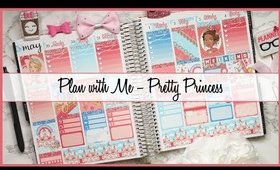 HOT MESS!!! Plan with Me | Pretty Princess (Erin Condren Vertical)