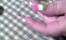 ~ Simple Pink, Green & White ~