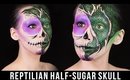 Reptilian Half-Sugar Skull Look | Courtney Little