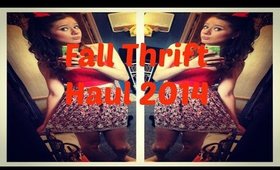 Fall Thrift Haul 2014! + Try On!