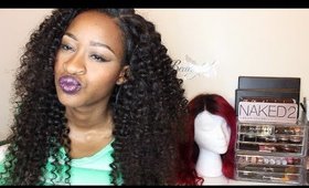 Curly Hair Routine+ Hair Update Peruvian Deep Curly Hair