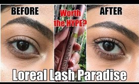 *NEW* LOREAL LASH PARADISE MASCARA REVIEW | WORTH THE HYPE? 🤔 | Stacey Castanha