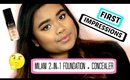 First Impressions: Milani 2-in-1 Foundation + Concealer || Sassysamey