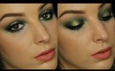 Emerald and Gold Holiday Makeup Tutorial ♥