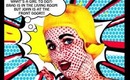 PoP ART/Comic Book Makeup: Roy Lichtenstein inspired