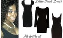 Transform Me:  End Of Summer Vixen In A Black Dress #Caribbeangirlzrunit