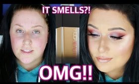 HUDA BEAUTY FAUX FILTER FOUNDATION REVIEW + FIRST IMPRESSIONS!!