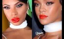 Rihanna Inspired Makeup Tutorial - (Talk Through)