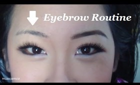 { Eyebrow Routine } feat. Make Up For Ever Aquabrow