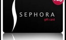 Sephora Makeup Giveaway $50 Gift Card | WWW.MAKEUPMINUTES.COM