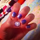 snowflake nails!