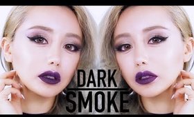 Beginners Dark Lip Smokey Makeup Tutorial ♥ Asian Hooded Eyes ♥ Wengie