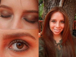 I used the Naked Palette and Revlon's Colorstay Quad in Adventurous