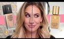 HYPED-UP FOUNDATION FACE OFF: YSL All Hours VS Estee Lauder Double Wear | Jamie Paige