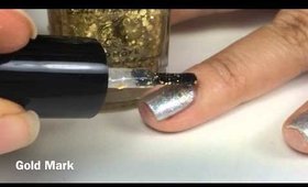Silver and Gold Glitter Gradient by The Crafty Ninja