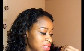 How to Blend Curly U Part Wig