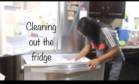 Cleaning out the fridge