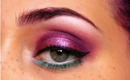 Funky Purple and Turquoise Tutorial - HD