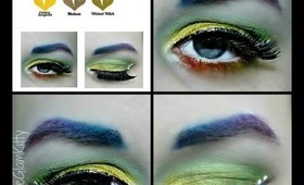 Colorful Birthday Tutorial Featuring Sugarpill Cosmetics & Rockeresque Beauty Company