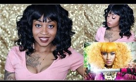 Nicki Minaj Bangs  ☆ Zury Sis A-Line Wig- Claire