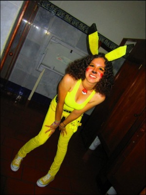me in my pikachu cosplay :D