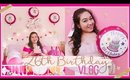 Dinner at the Cheesecake Factory & Hot Pink Photo Shoot // My 26th Birthday Vlog | fashionxfairytale