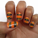 Jailbird Bats - Halloween - Nail Art Decals