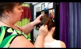 1033 Main Salon & Spa: Quick, Easy & Elegant Faux French Roll Updo