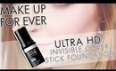Review & Swatches: MAKE UP FOR EVER Ultra HD Invisible Cover Stick Foundation | Application Demo!