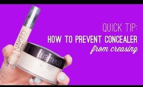 QUICK TIP: How to keep concealer from creasing