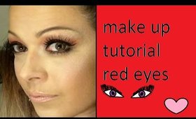 makeup tutorial red eyes GR