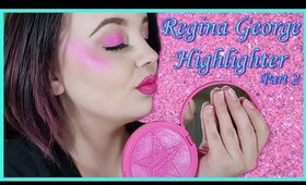 Regina George Hot Pink Highlight Part 2 Jeffree Star Cosmetics Review + Swatch