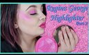 Regina George Hot Pink Highlight Part 2 Jeffree Star Cosmetics Review + Swatch