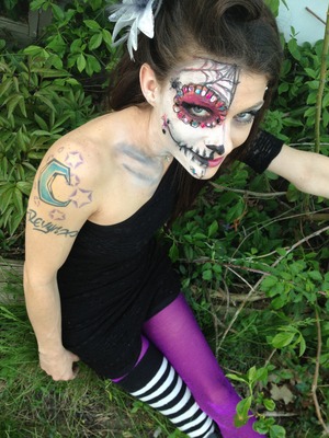 Day of the dead Hair and MakeUp Artist Christy Farabaugh 