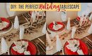 The PERFECT HOLIDAY TABLESCAPE Home Decor DIY & COME SHOPPING WITH ME