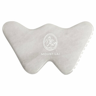 Mount Lai Vitality Qi White Jade Gua Sha Sculpting Tool