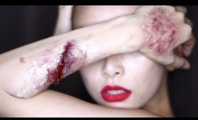 [English Subs]Halloween / Special FX Makeup: Easy scars 100均にあるもので作る簡単傷メイク